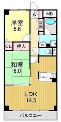 喜連瓜破駅 徒歩10分 5階の物件間取画像